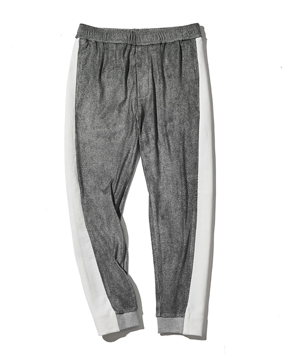 ベロア切替パンツ