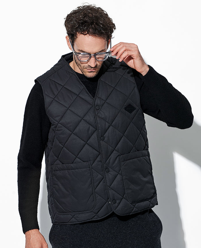 キルティングベスト ダイヤチェックビッグポケットキルティングベスト 2787 – relaloop
