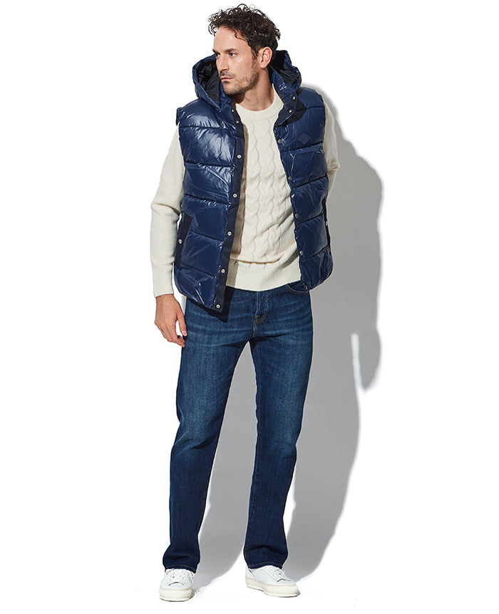 リサイクルポリキルティングフーディーベスト – 買えるLEON