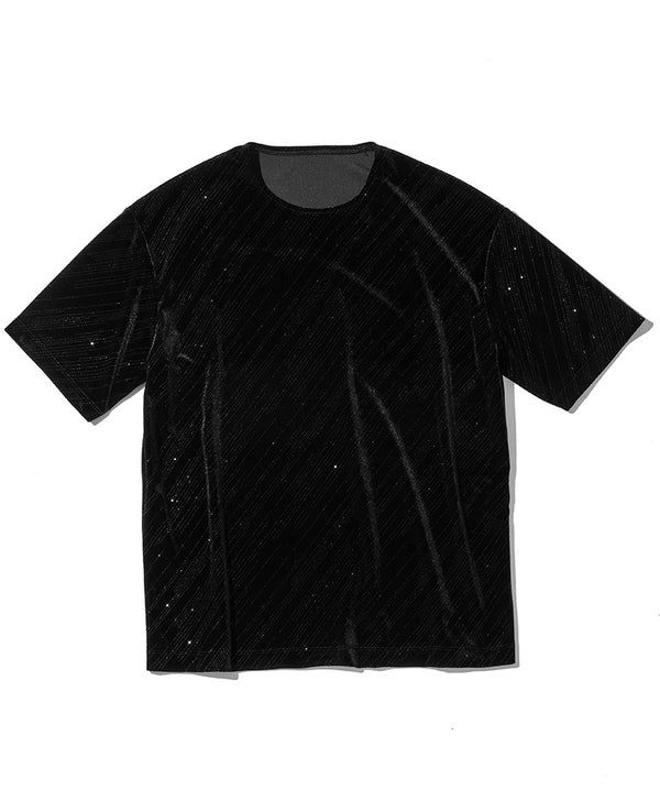 グリッタープリントTシャツ