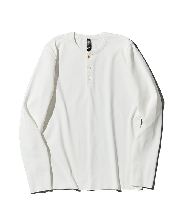 LEON別注 ct surf ヘンリーネックロングスリーブT