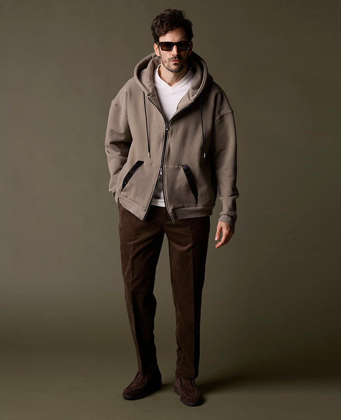 クロコジップパーカー – 買えるLEON