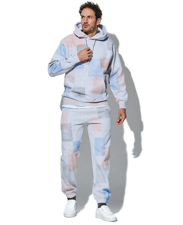 パッチワークペイントセットアップ（アッシュ）