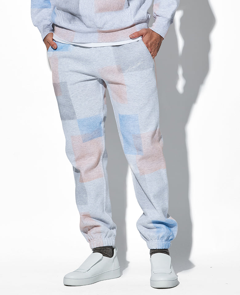 パッチワークペイントセットアップ（アッシュ）