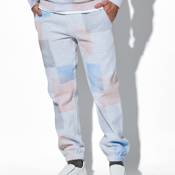 パッチワークペイントスウェットパンツ – 買えるLEON