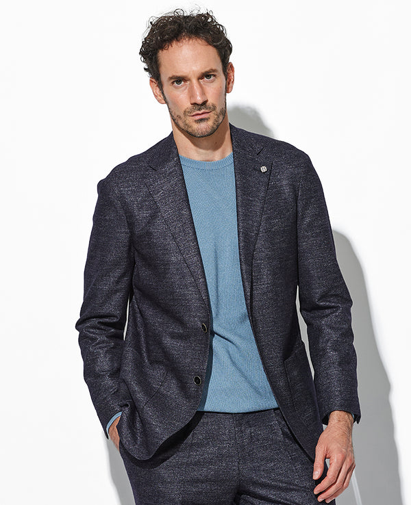 ニットデニムジャケット