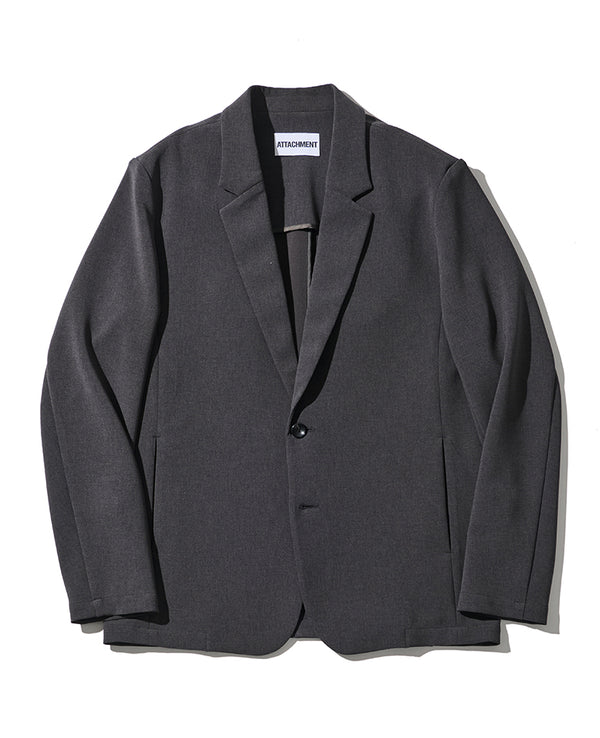 ポリエステルストレッチダブルクロスセットアップ（グレー）