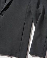 ポリエステルストレッチダブルクロスセットアップ（グレー）