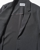 ポリエステルストレッチダブルクロスセットアップ（グレー）