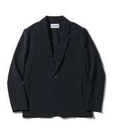 ポリエステルストレッチダブルクロスセットアップ（ブラック）