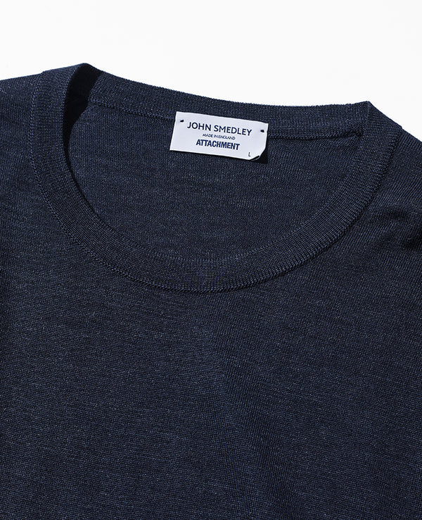 ×John Smedley 30GクルーネックニットL/S