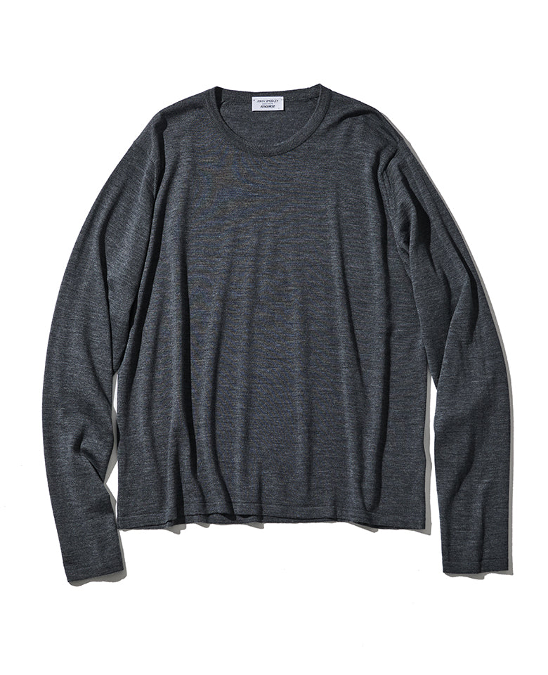 ×John Smedley 30GクルーネックニットL/S