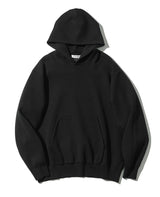 ウール/ポリエステル ダブルゲイスニット フーディ