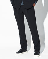 ポリエステルストレッチダブルクロスセットアップ（ブラック）