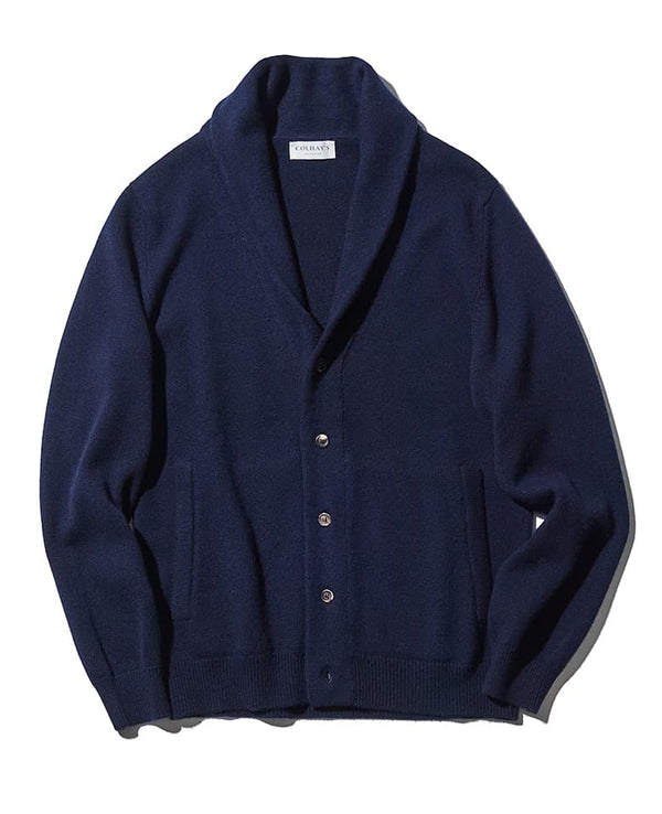 Cashmere Painters Shawl Collar Cardigan