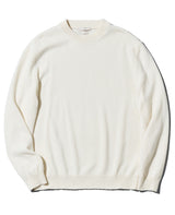 カシミヤ100％クルーネックニット