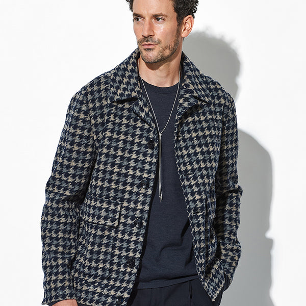 千鳥格子柄ブルゾン – 買えるLEON