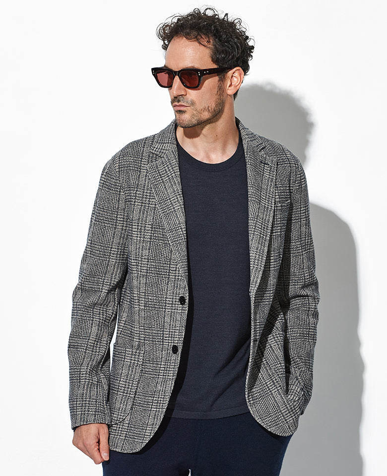 グレンチェックジャケット