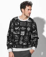 バリアスマークスジャガードニット