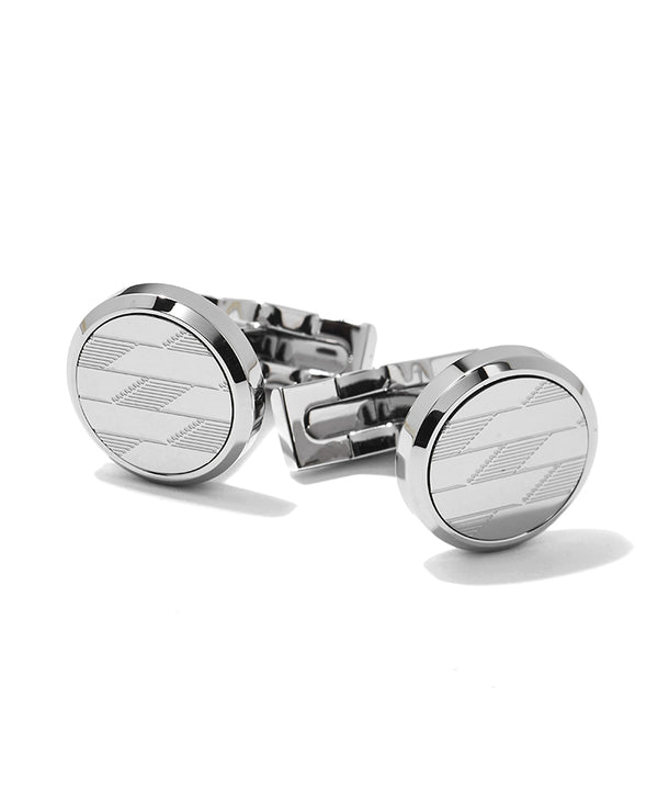 MONOGRAM 1872 カフリンクス クロム シルバー