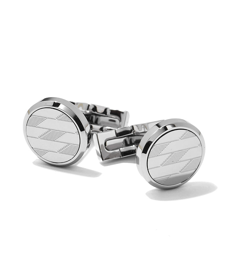 MONOGRAM 1872 カフリンクス クロム シルバー