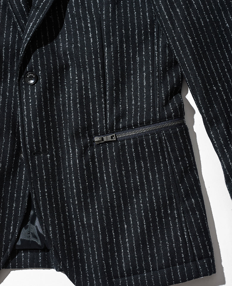 ストライプセットアップ（ブラック）