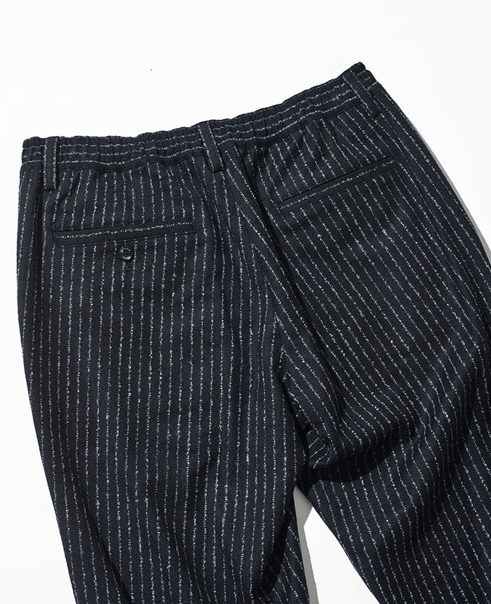 incarnation ストライプウールコットンパンツ サイズS incarnation ストライプウールコットンパンツ サイズS