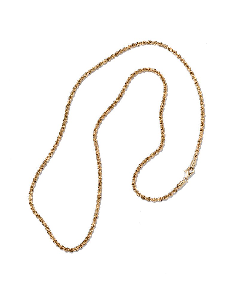 K18YGロープチェーン/S