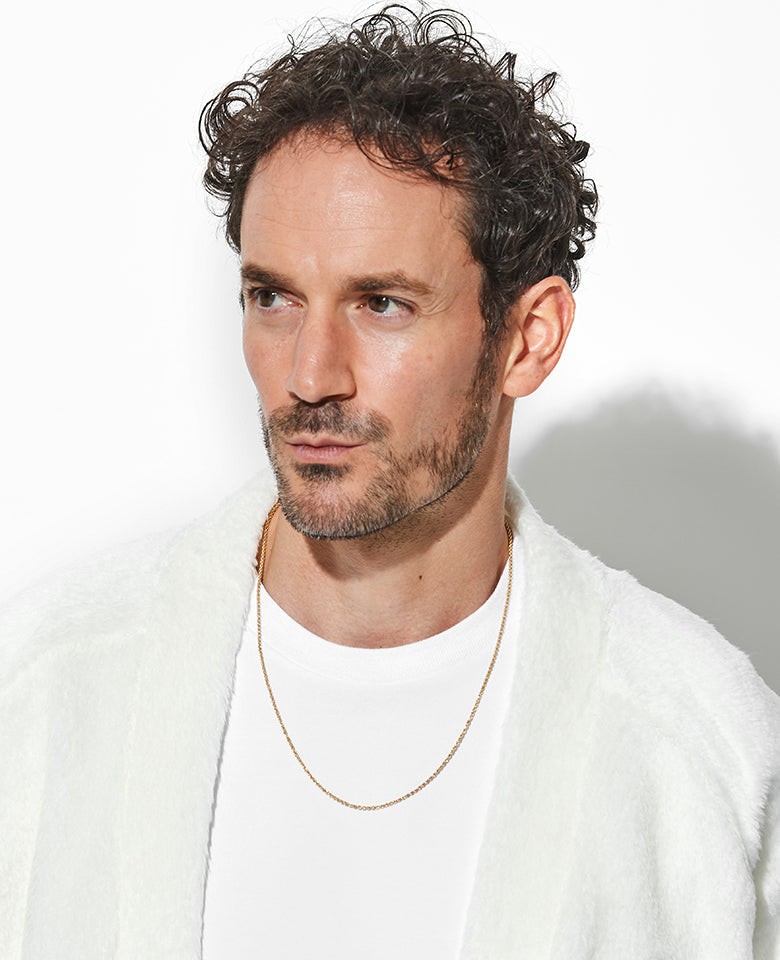 K18YGロープチェーン/L