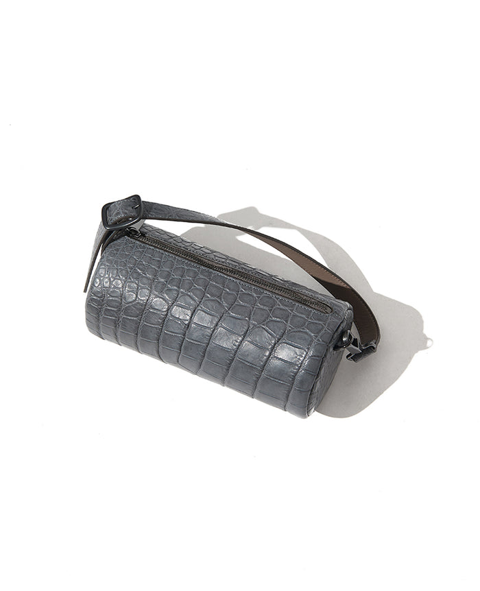 本クロコダイル革 2WAYショルダーシリンダーバッグ – 買えるLEON