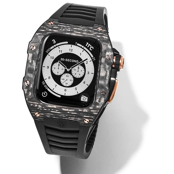 新品未使用】AppleWatch38mmBlackLeather(L)【格安】 のたくり
