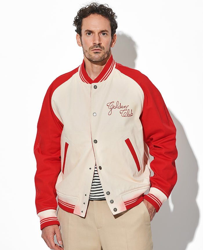 チェック柄 ボンバージャケット 赤/白 ボンバージャケット – 買えるLEON