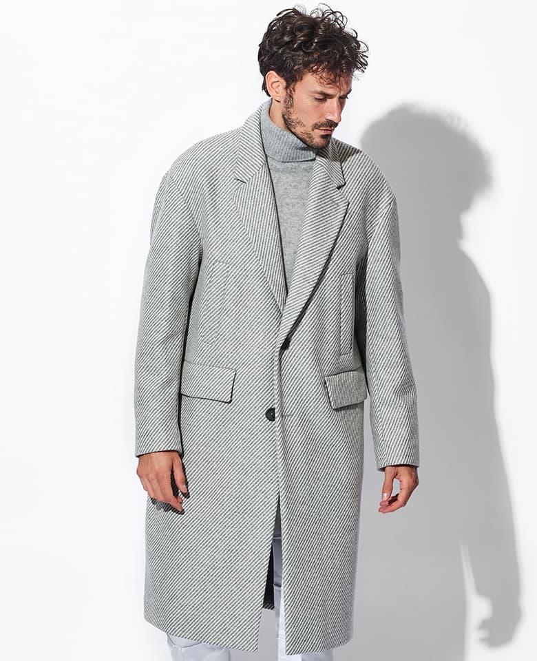 MULTIPOCKETS SINGLE BREASTED COAT