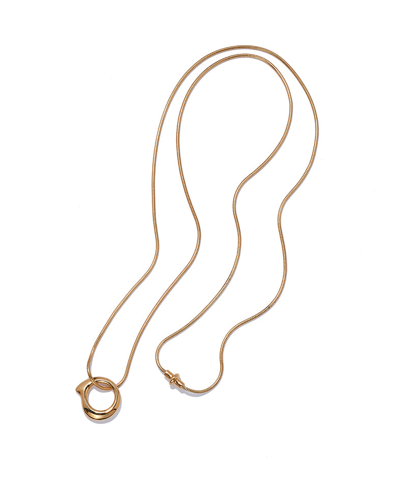 パラキート ネックレス ゴールドプレーティング