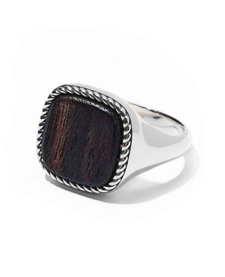 CUSHION ENCLOSED SIGNET RING