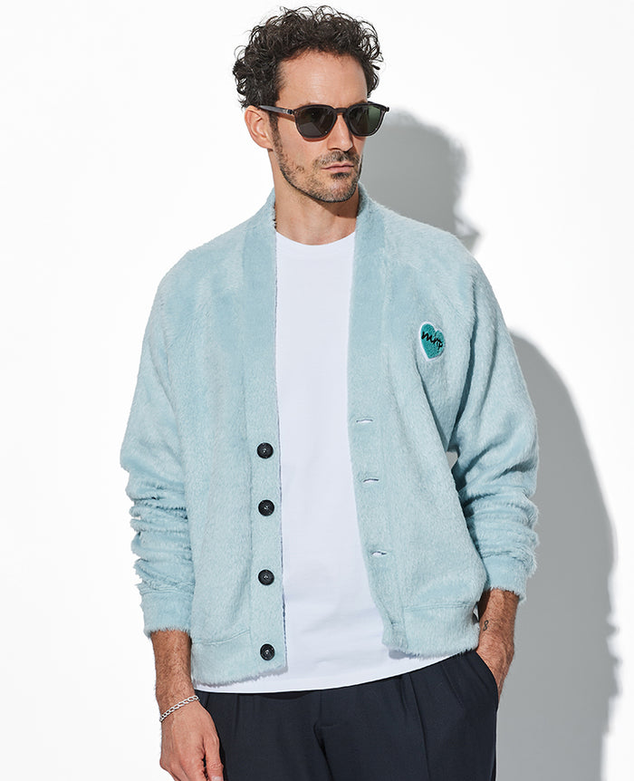 1ハートワッペンシャギーカーディガン – 買えるLEON