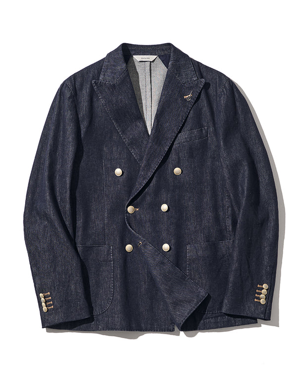 カジュアルデニムセットアップ（ネイビー）