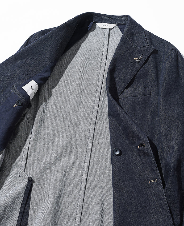 カジュアルデニムセットアップ（ネイビー）