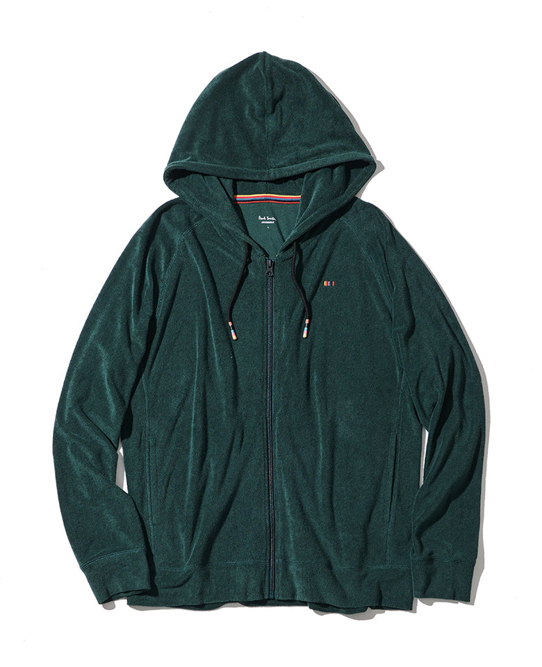 ロングスリーブジップアップパーカー