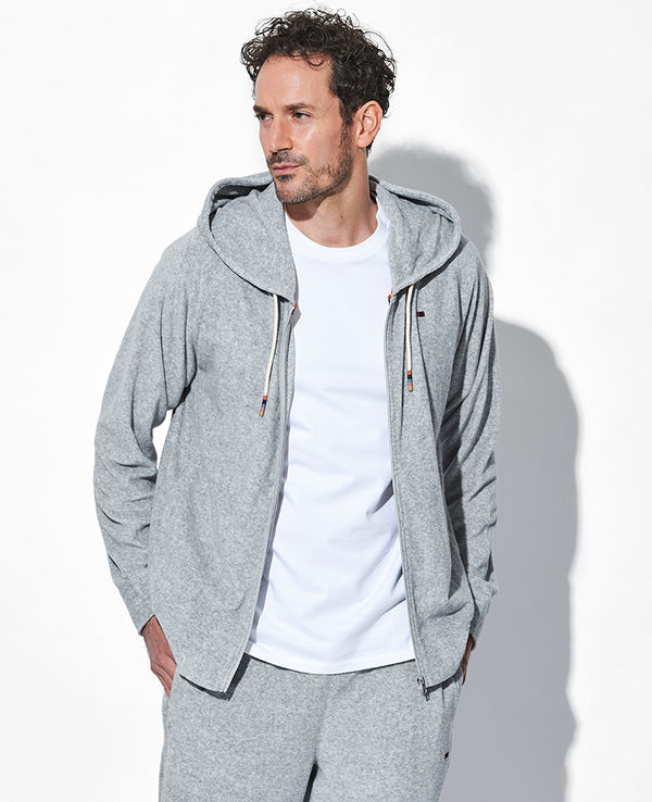 ロングスリーブジップアップパーカー