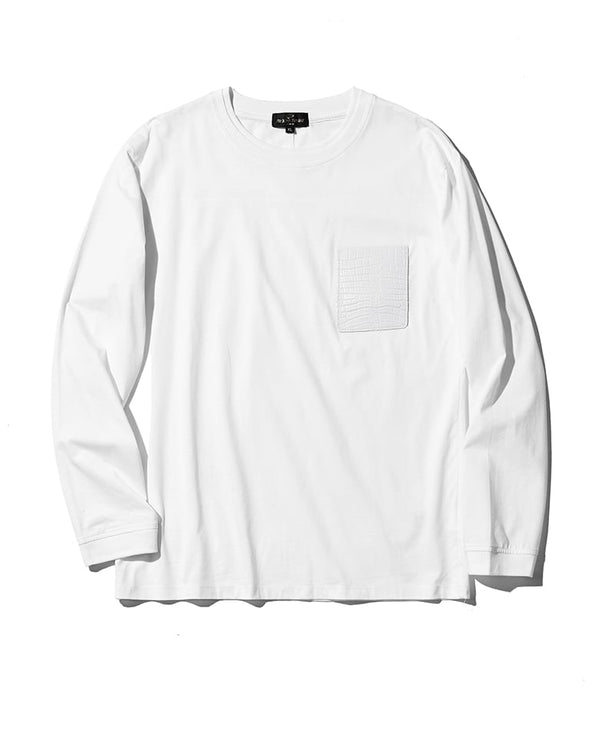 クロコポケット付きロングTEE