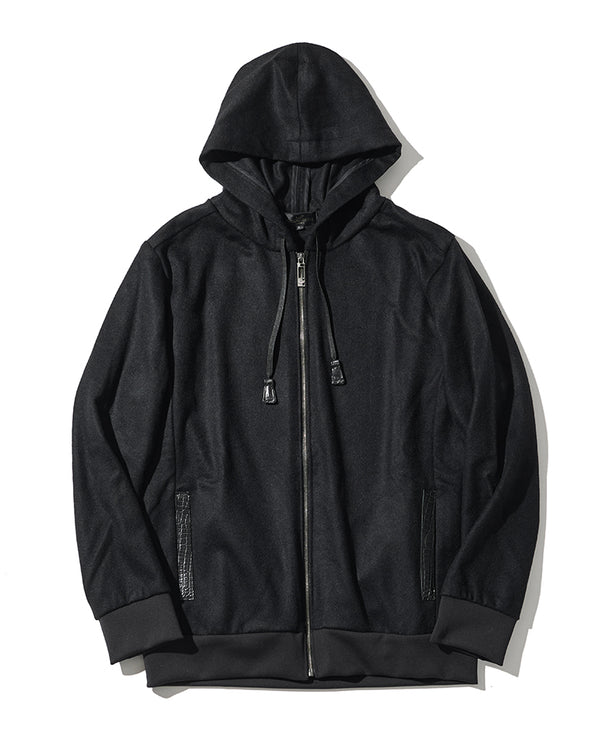 LEON別注 カシミヤZIPパーカー