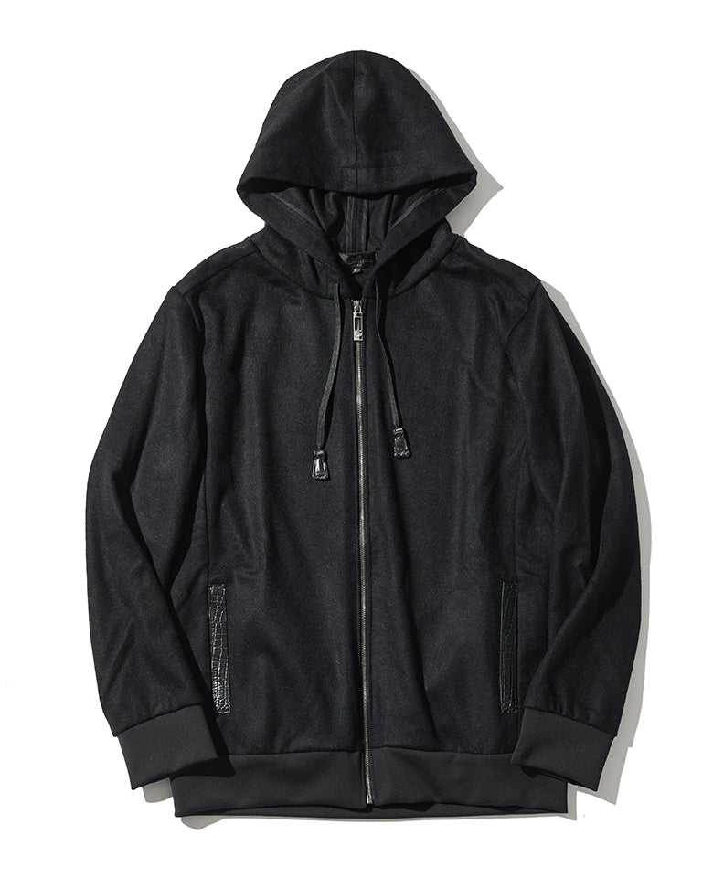 LEON別注 カシミヤZIPパーカー