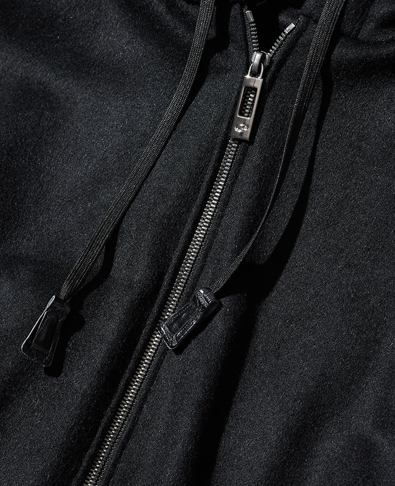 LEON別注 カシミヤZIPパーカー