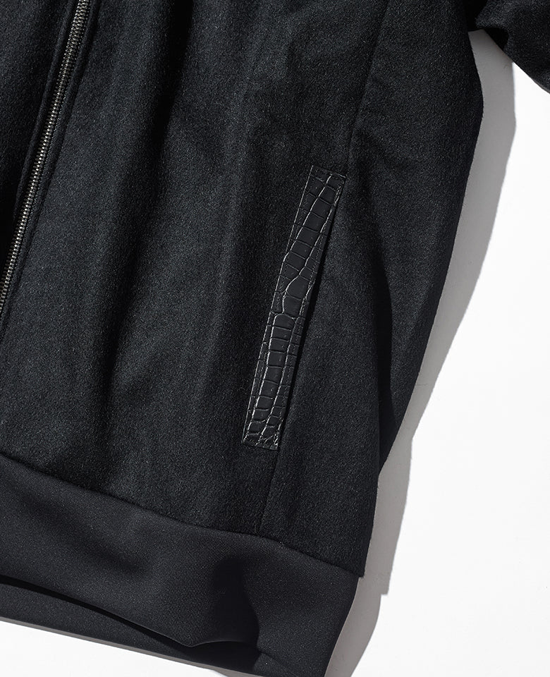 LEON別注 カシミヤZIPパーカー