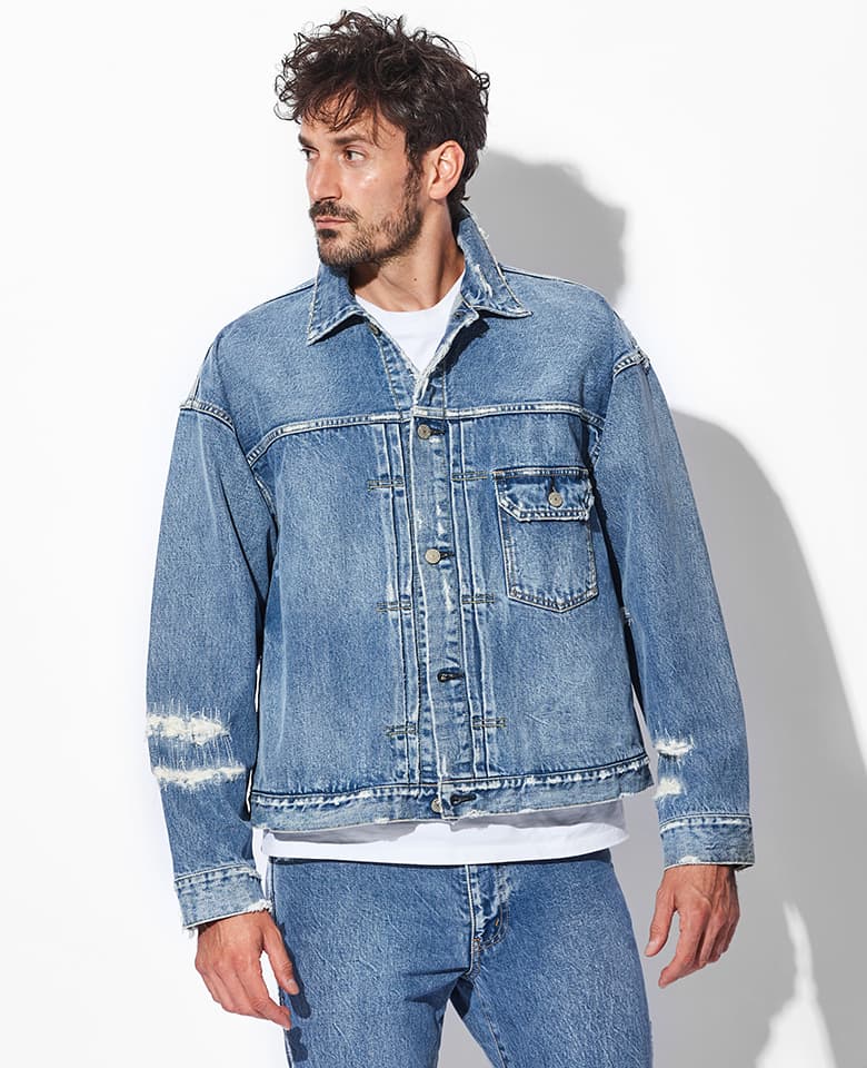 14OZ DENIM 1st JKT（リペア）