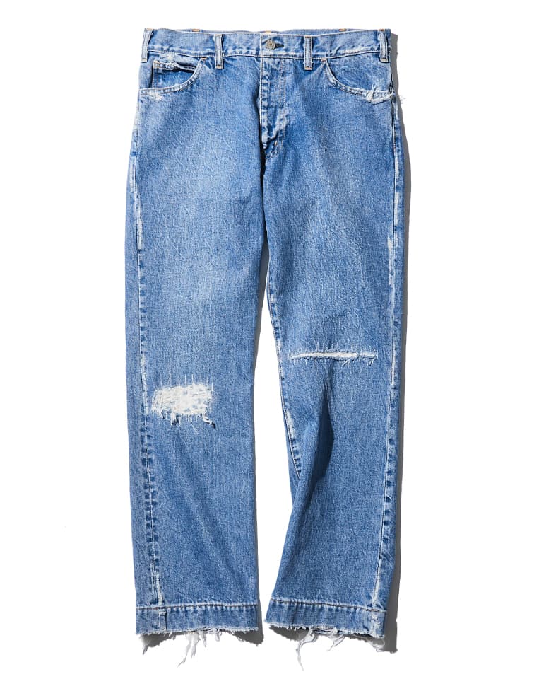 14OZ DENIM 5Pkt パンツ（リペア）