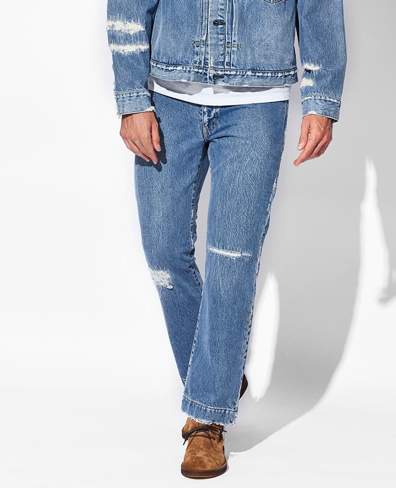 14OZ DENIM 5Pkt パンツ（リペア）