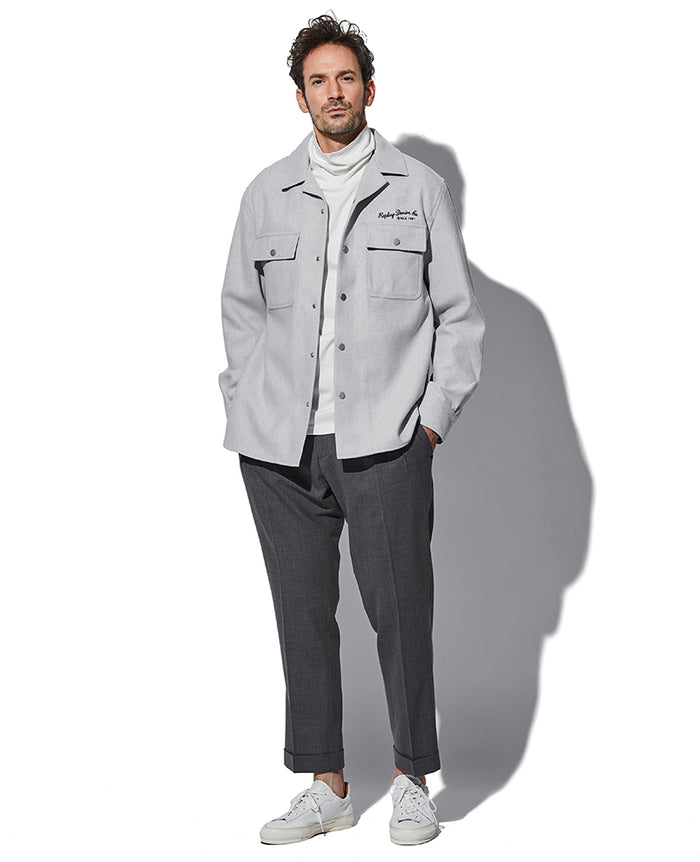 Lサイズ ロンハーマン 23ss リネン ウール アンコンジャケット Lサイズ ロンハーマン 23ss リネン ウール アンコンジャケット L