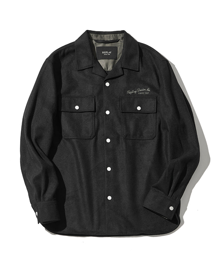 ウールブレンド アンコンシャツジャケット – 買えるLEON